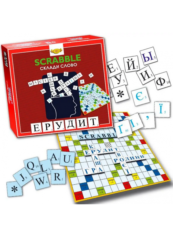 Склади слово. Ерудит (Scrabble)