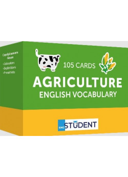 Картки для вивчення англійських слів. 105 карток. Agriculture English Vocabulary
