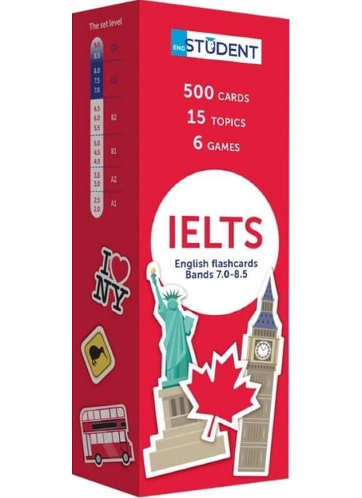 Картки для вивчення англійських слів. IELTS. Bands 7.0-8.5