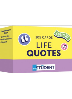 Картки для вивчення англійських слів. 105 карток. Life Quotes