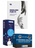Комплект English for IT + Картки для вивчення англійських слів + IT Business Analysis