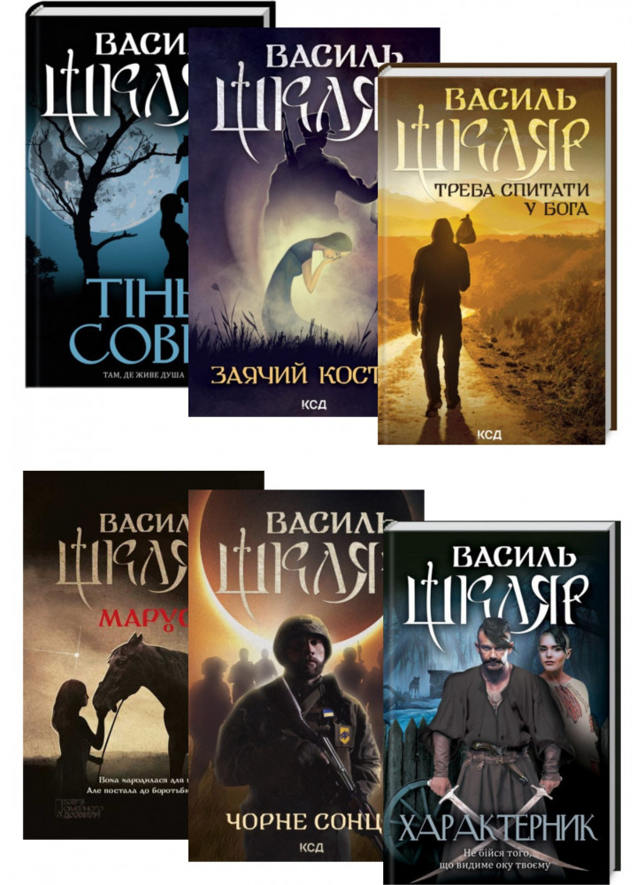 Комплект книг Василя Шкляра (з 6ти книг)