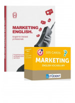 Комплект Marketing English + Картки для вивчення англійських слів. 105 карток