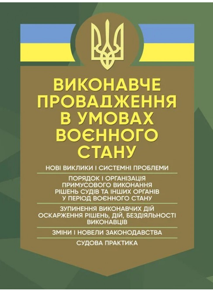 Виконавче провадження в умовах воєнного стану. Нові виклики і системні проблеми