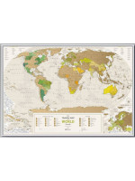 Скретч карта світу "Travel Map Geography World" (тубус)