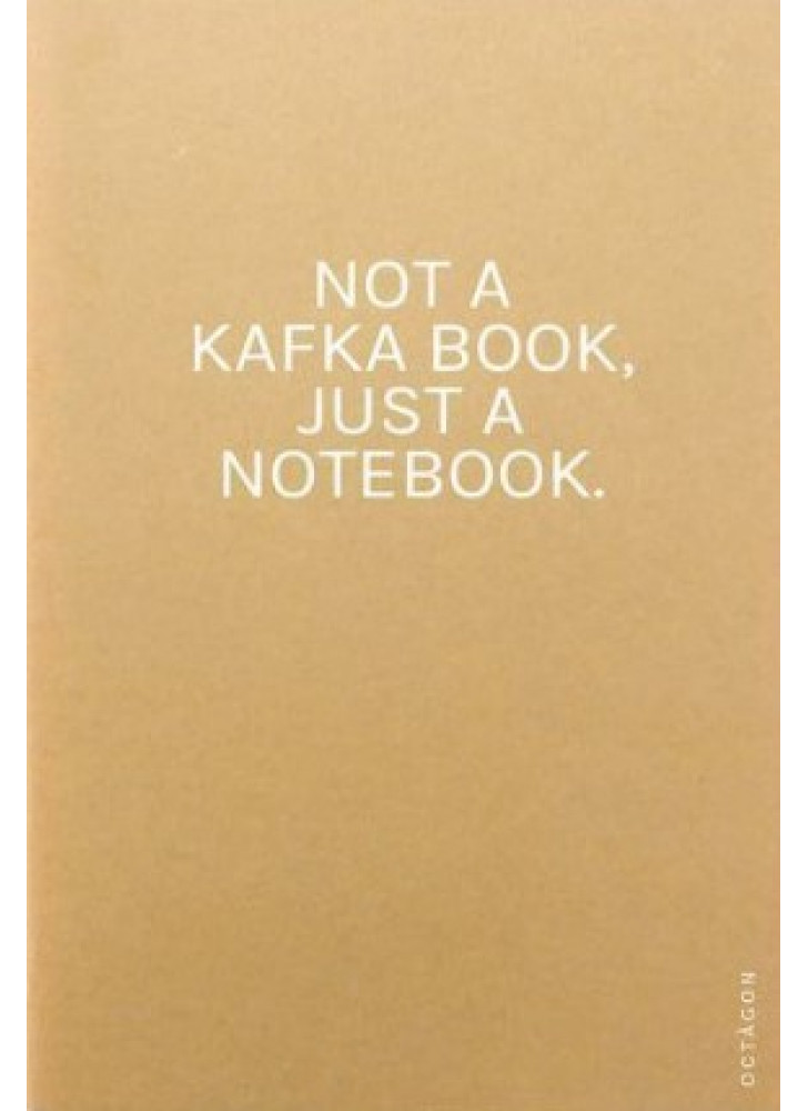 Блокнот NOT A KAFKA BOOK. JUST A NOTEBOOK