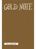 Gold Note. Креативный блокнот с золотыми страницами