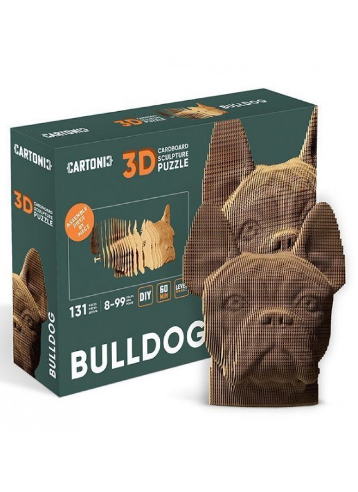 Картонний конструктор "Cartonic 3D Puzzle BULLDOG"