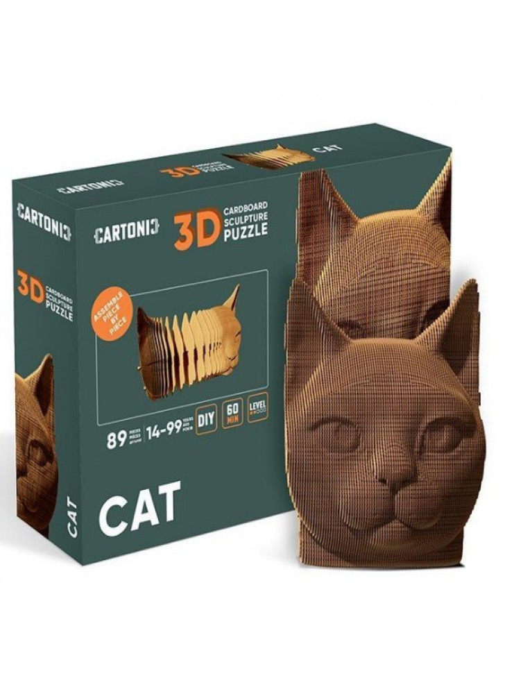 Картонний конструктор "Cartonic 3D Puzzle CAT"