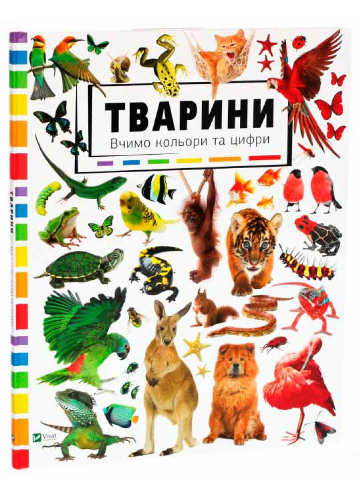 Тварини. Вчимо кольори та цифри