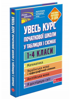 Увесь курс початкової школи у таблицях і схемах. 1-4 класи