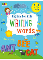 Writing words. English for kids