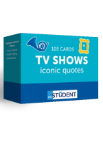 Картки для вивчення англійських слів. TV Shows. Iconic Quotes