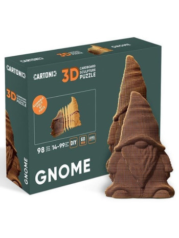 Картонний конструктор "Cartonic 3D Puzzle GNOME" книга купить