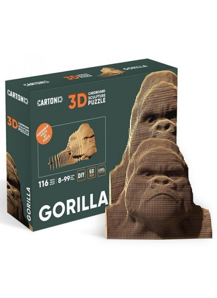 Картонний конструктор "Cartonic 3D Puzzle GORILLA"