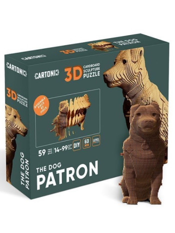 Картонний конструктор "Cartonic 3D Puzzle PATRON, THE DOG" книга купить