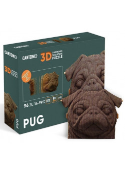 Картонний конструктор "Cartonic 3D Puzzle Pug"