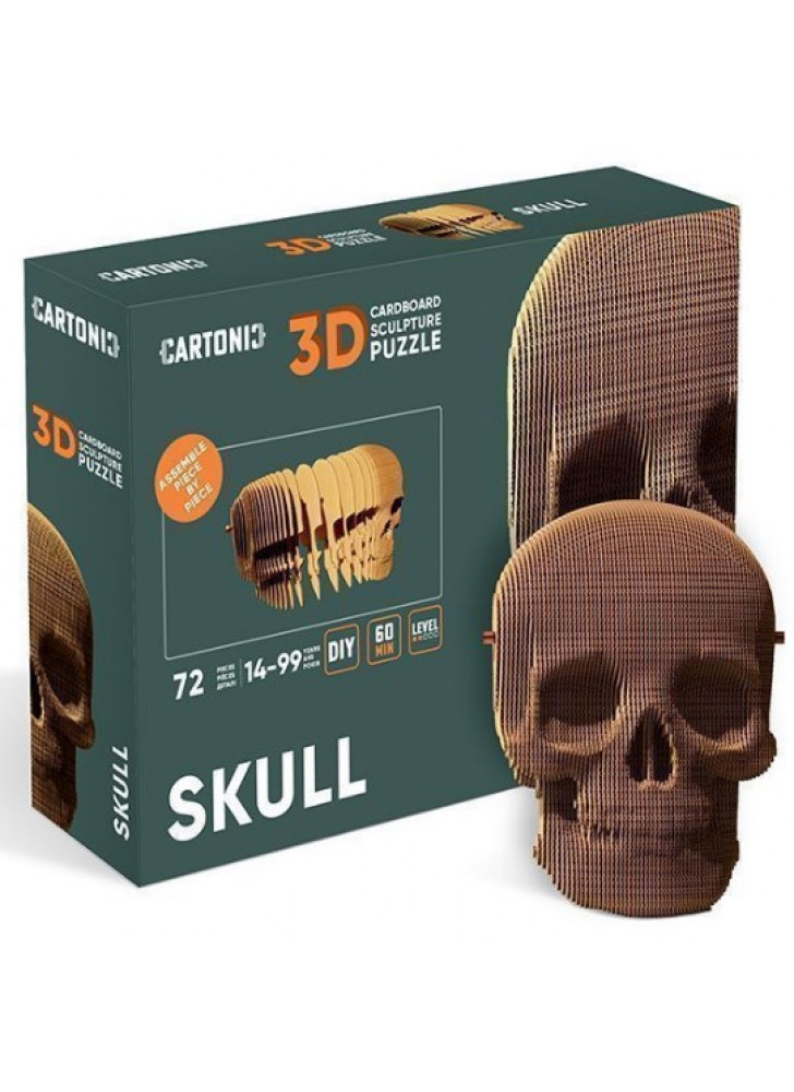 Картонний конструктор "Cartonic 3D Puzzle SKULL"