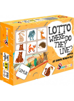 Розвиваюча настільна гра "Лото Де вони живуть? Lotto Where do they live?"