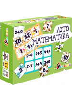 Розвиваюча настільна гра "Лото. Математика"