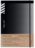 Скетчбук Manuscript Off-black Dot Plus