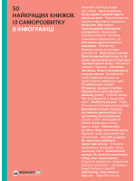 50 найкращих книжок із саморозвитку в інфографіці (українською)