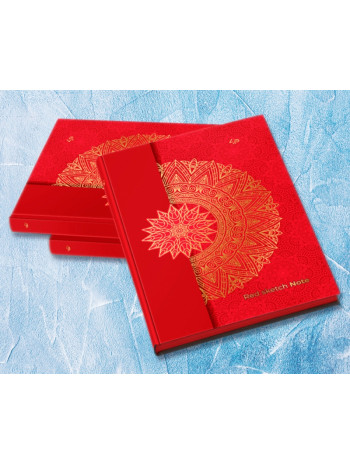 Блокнот с красными страницами Red sketch notebook книга купить