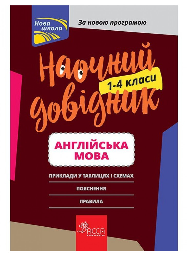 Наочний довідник. Англійська мова. 1–4 класи