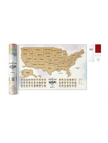 Travel Map® USA ART книга купить