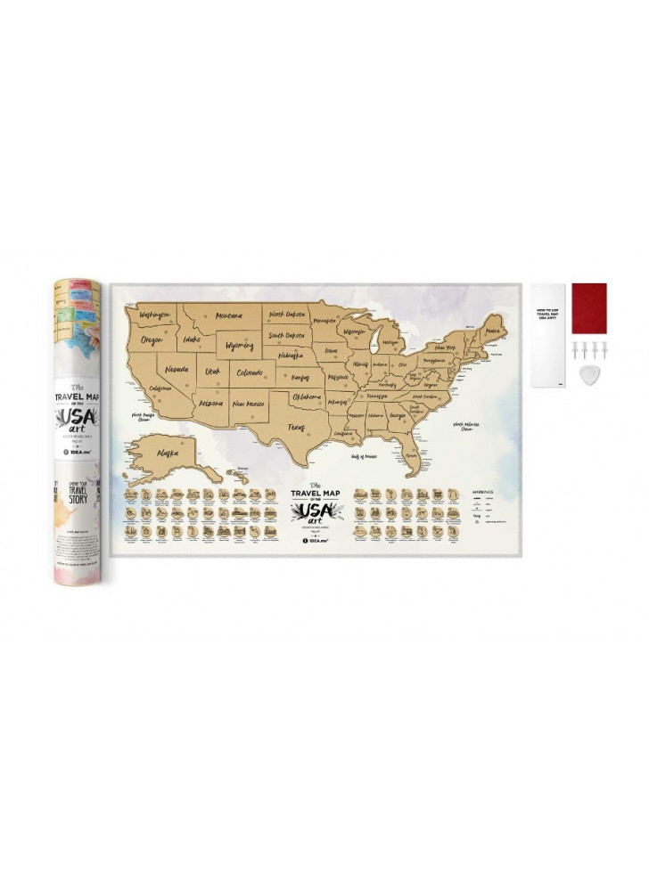 Travel Map® USA ART
